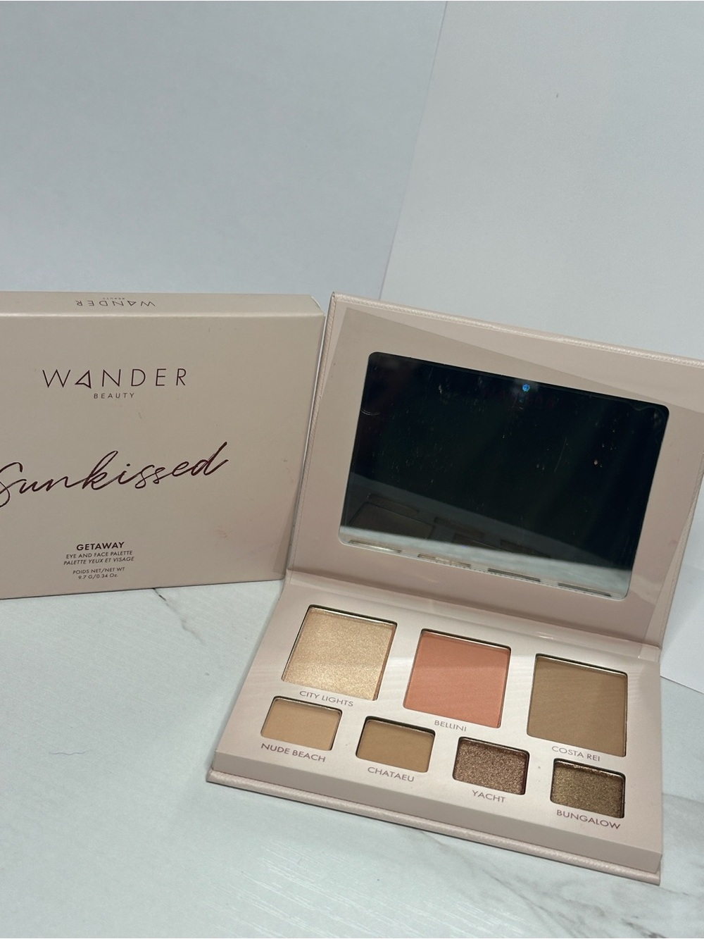 Wander Beauty Sunkissed Getaway Palette - Peach, Gold, Bronze, Champagne